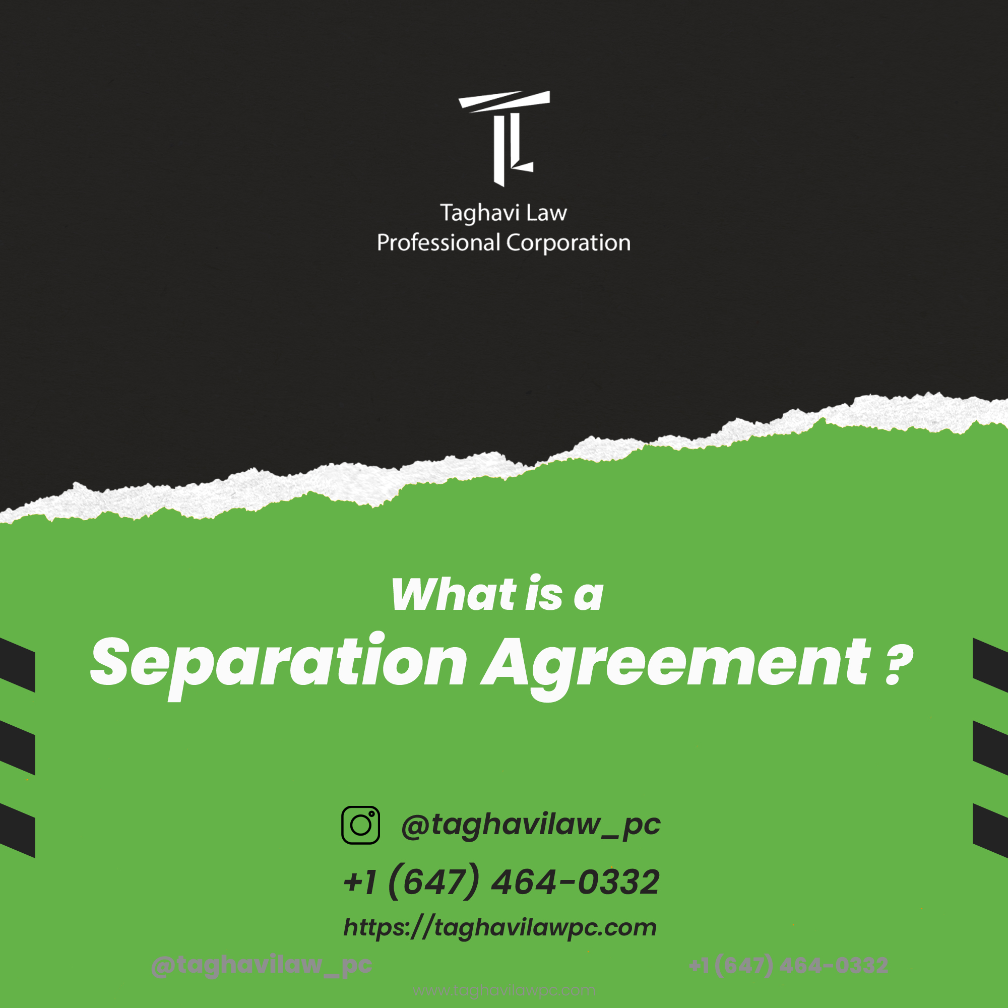 Separation agreements