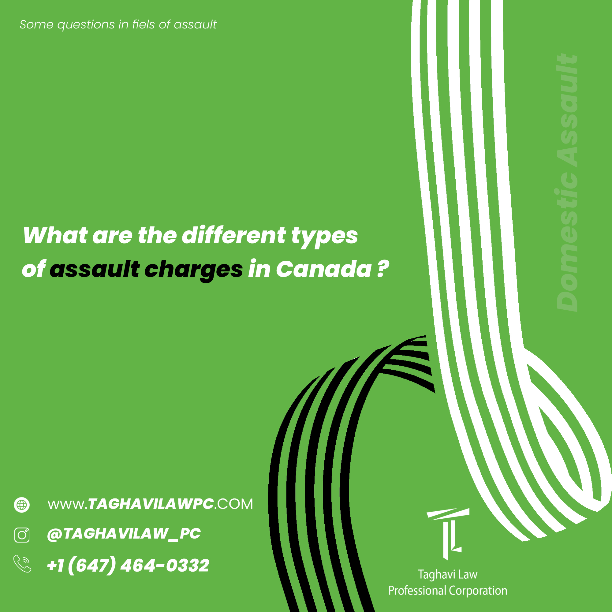 different types of assault charges