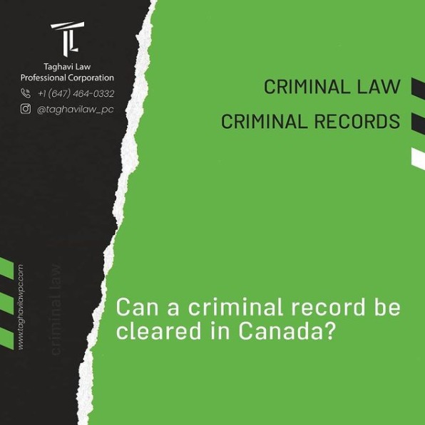 Can a #criminal record be cleared in #Canada?